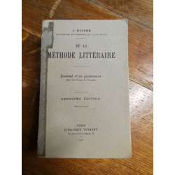 De la méthode littéraire