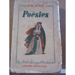 Alfred de musset poésies Librairie Gründ la Bibliothèque précieuse