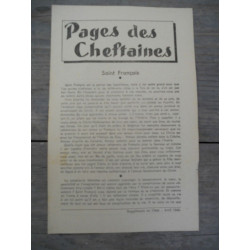 Pages des cheftaines saint françois Supplément au chef Avril 1945