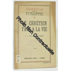 CONFERENCES DE NOTRE-DAME DE PARIS - RETRAITE PASCALE - POUR VIVRE...