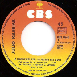 Le Monde Est Fou Le Monde Est Beau / J'ai Besoin De Toi