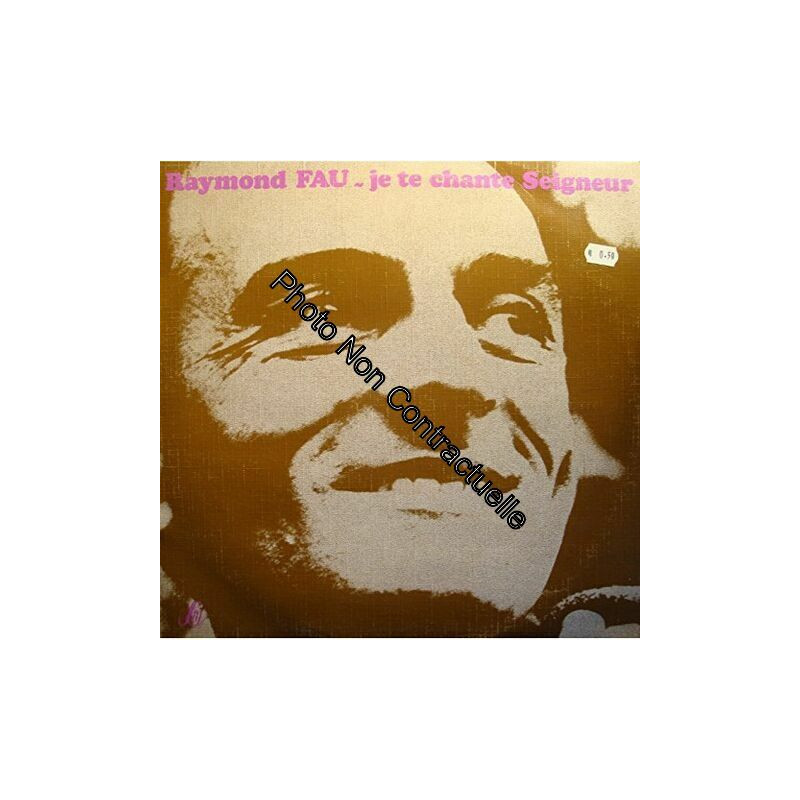 RAYMOND FAU je te chante seigneur LP 1956 Studio SM -...
