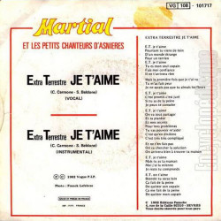 Extra Terrestre Je T'aime