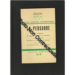 Cahiers universitaires catholiques numéro spécial 8-9 de mai-juin...