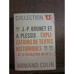 Explications de textes historiques de la Révolution au XXè siècle