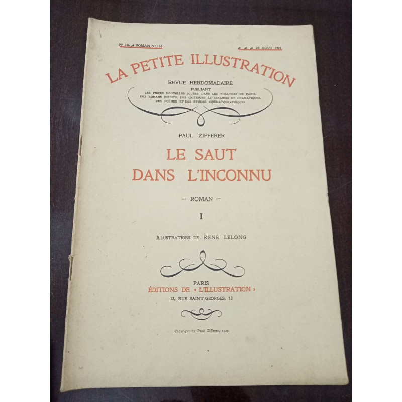 La petite Illustration N° 346. Le saut dans l'inconnu 1