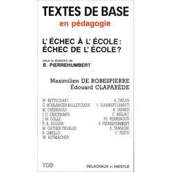 L'echec a l'ecole l'echec de l'ecole