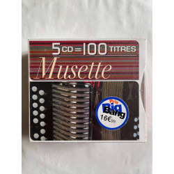 Musette - 5 CD 100 Titres 5 CD NEUF SOUS BLISTER