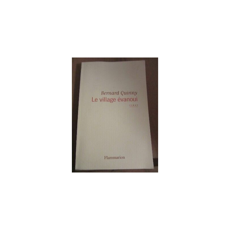Le village évanoui flammarion