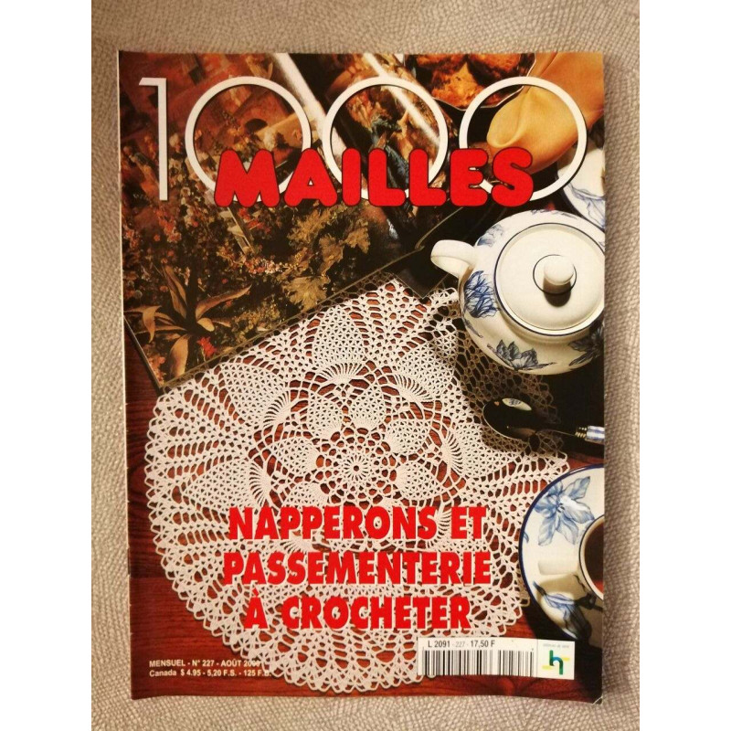 1000 Mailles Napperons et Passementerie à Crocheter