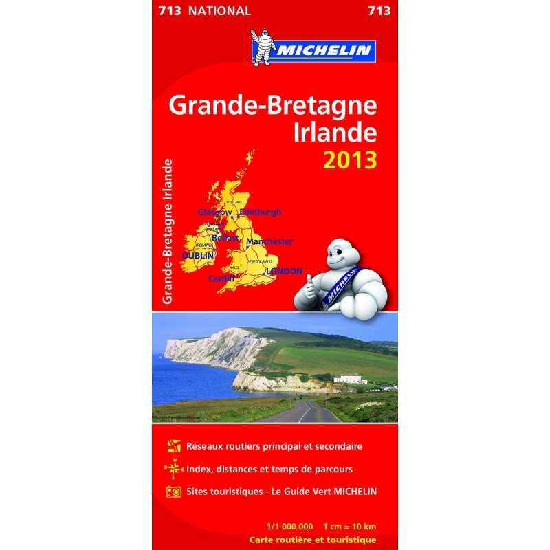 Carte NATIONALE Grande Bretagne Irlande 2013 n°713