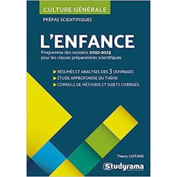 L'enfance Prépas scientifiques 2022-2023