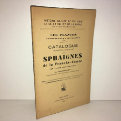 Louis Hillier envoi CATALOGUE DES SPHAIGNES DE LA FRANCHE COMTE
