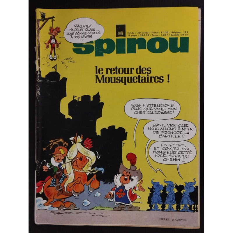Revue Le Journal de Spirou N° 1676