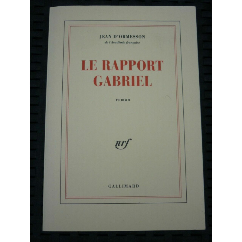 Le rapport gabriel