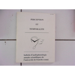 bulletin d'audiophonologie PERCEPTION ET TEMPORALITE jean Claude Lafon