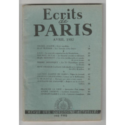 ECRITS DE PARIS No 90 Avil revue des questions actuelles