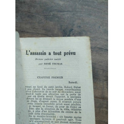Mon Roman Policier L'assassin a tout prévu - René Thomas Ferenczi