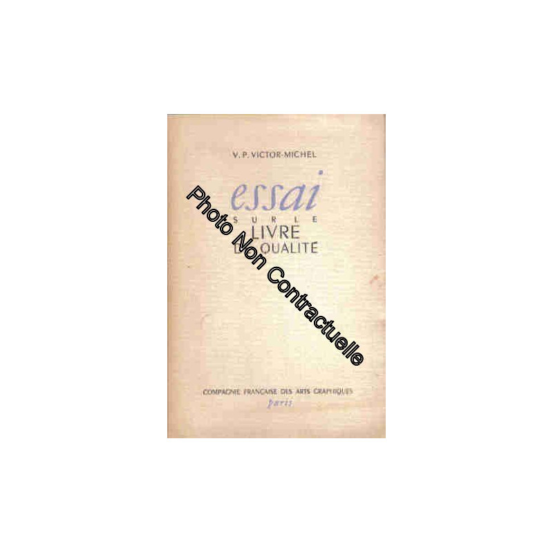 Essai sur le livre de qualité