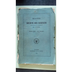 La Société des sciences historiques et naturelles de l'Yonne nº 61