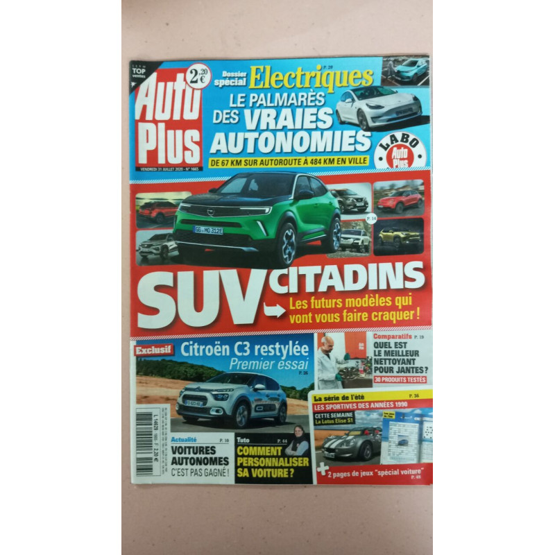 Revue Auto Plus N° 1665