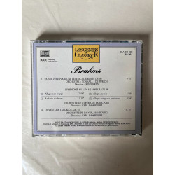 Brahms Ouverture pour une fête académique - Les Génies du Classique CD