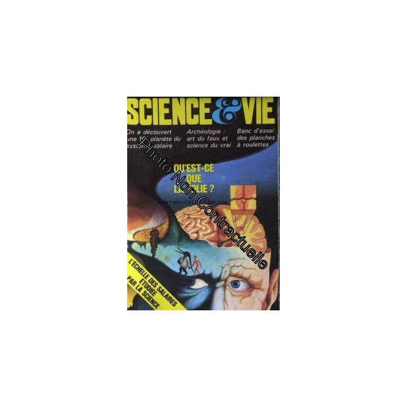 SCIENCE ET VIE [No 724] du 01/01/1978 - QU'EST-CE QUE LA FOLIE -...