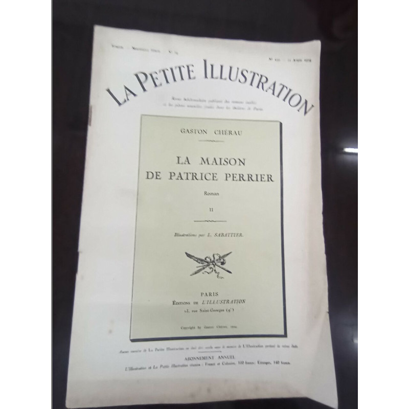La petite Illustration N° 190. La maison de Patrice Perrier II