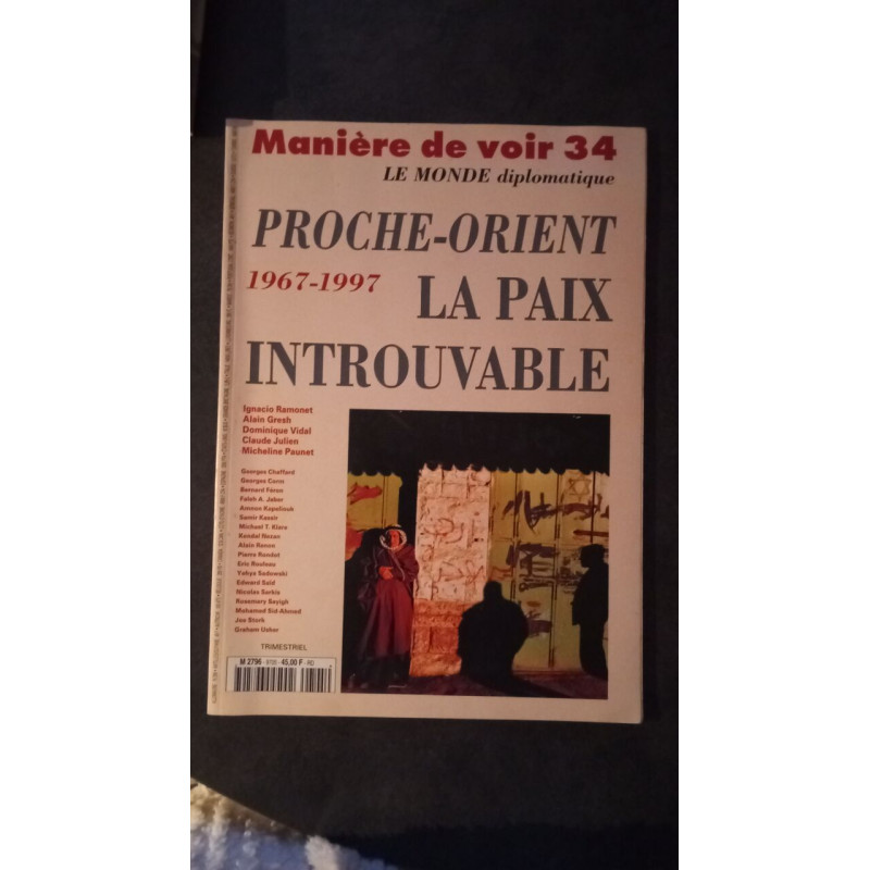 MANIERE DE VOIR 34 - le Monde Diplomatique