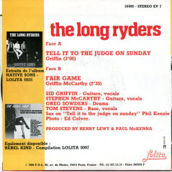 Tell It To The Judge On Sunday