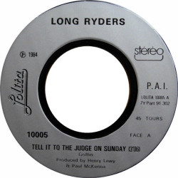 Tell It To The Judge On Sunday