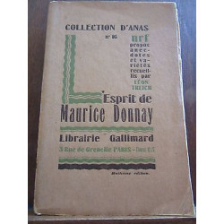 Collection d'Anas n16 L'esprit de Librairie Gallimard