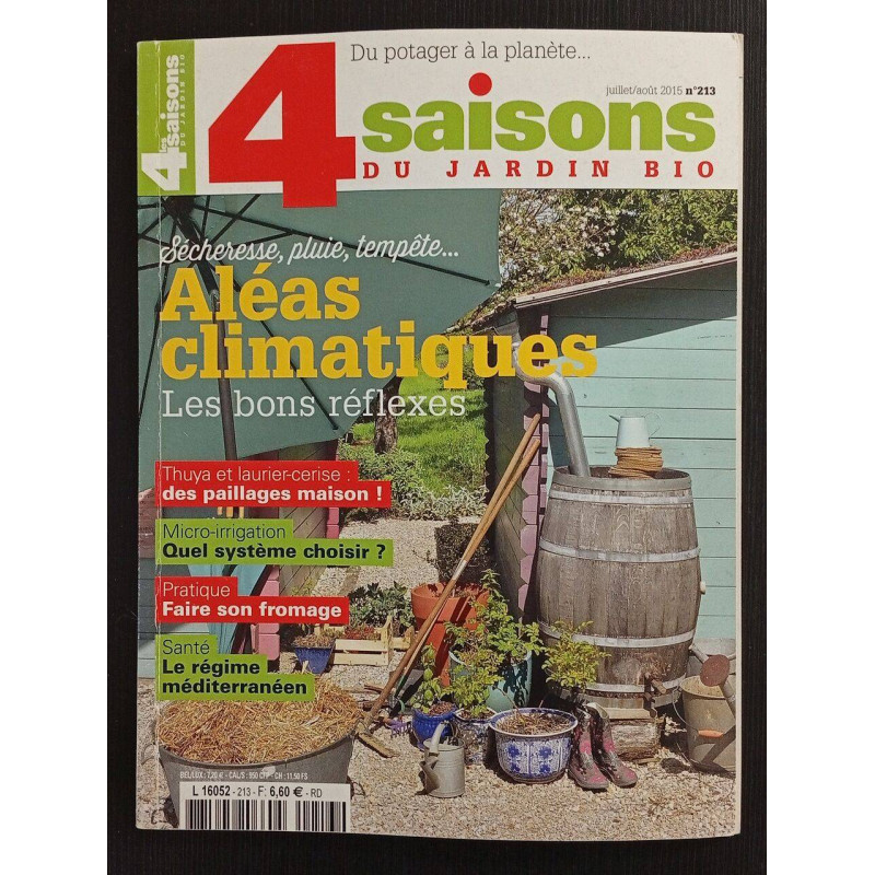 Revue 4 saisons du jardin bio N° 213