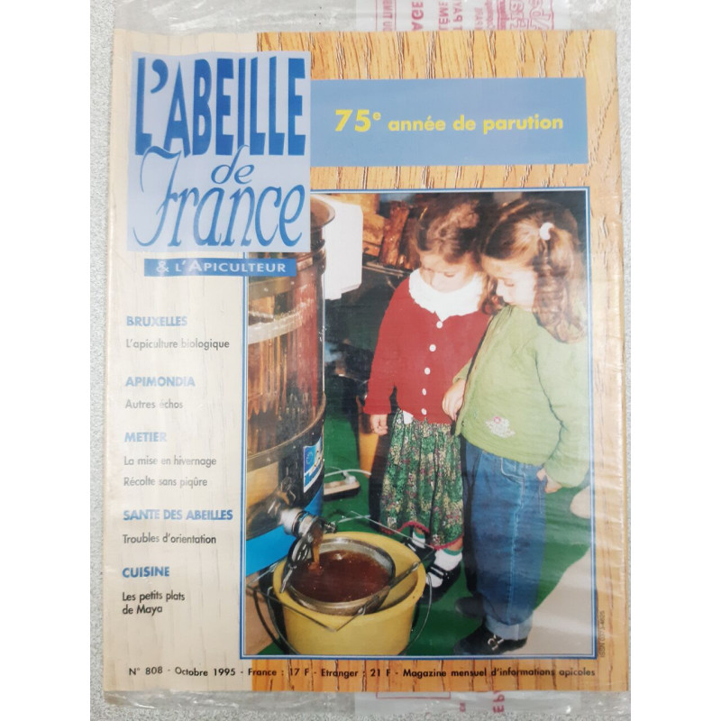 Revue L'abeille de France n° 808