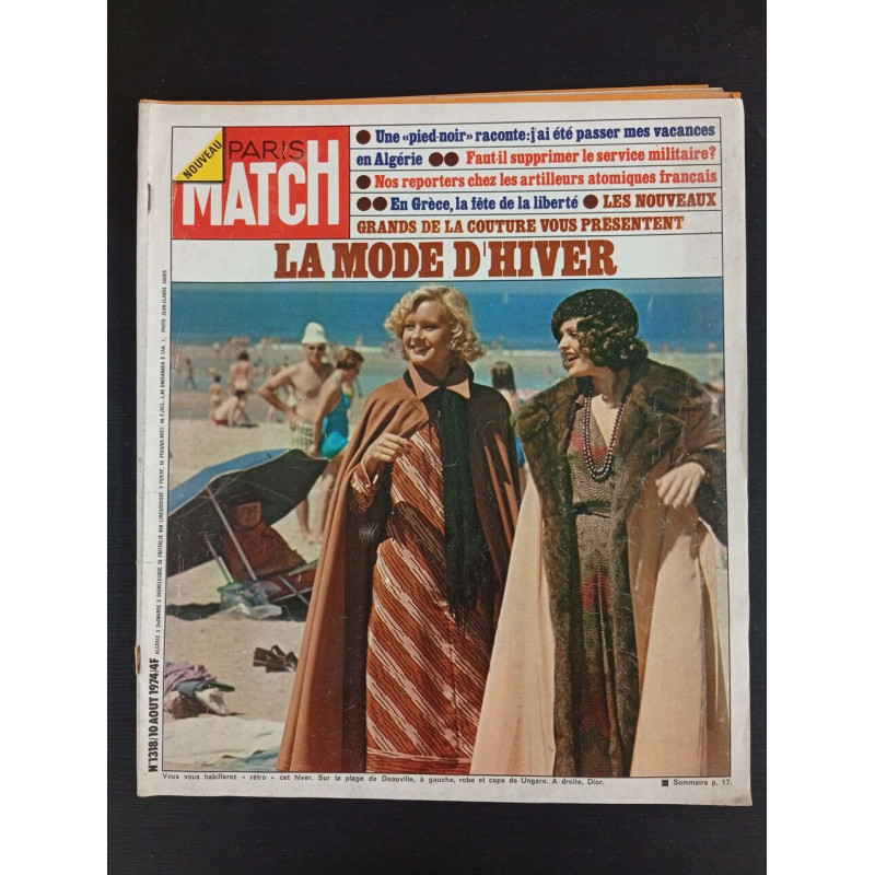 Paris Match N.1318 - Aout 1974