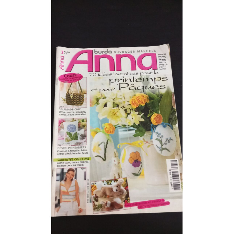 Anna Burda Ouvrages Manuels Nº75 / Mars 2006