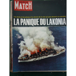PARIS MATCH n769 4 JANVIER 1964 LA PANIQUE DU LAKONIA
