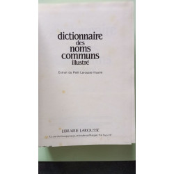 Dictionnaire des noms communs illustré