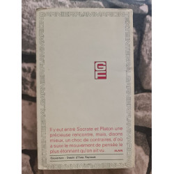 Protagoras - Euthydeme - Gorgias - Ménexène - Ménon - Cratyle