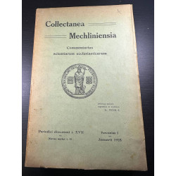 Collectanea Mechliniensia - Commentarius scientiarum...