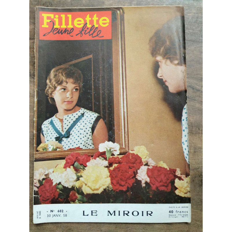 Fillette jeune fille n602 30 Janvier 1958