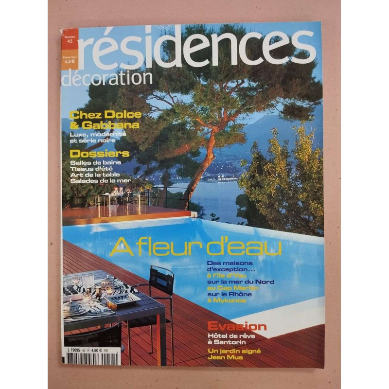 Revue Résidences Décoration N° 45