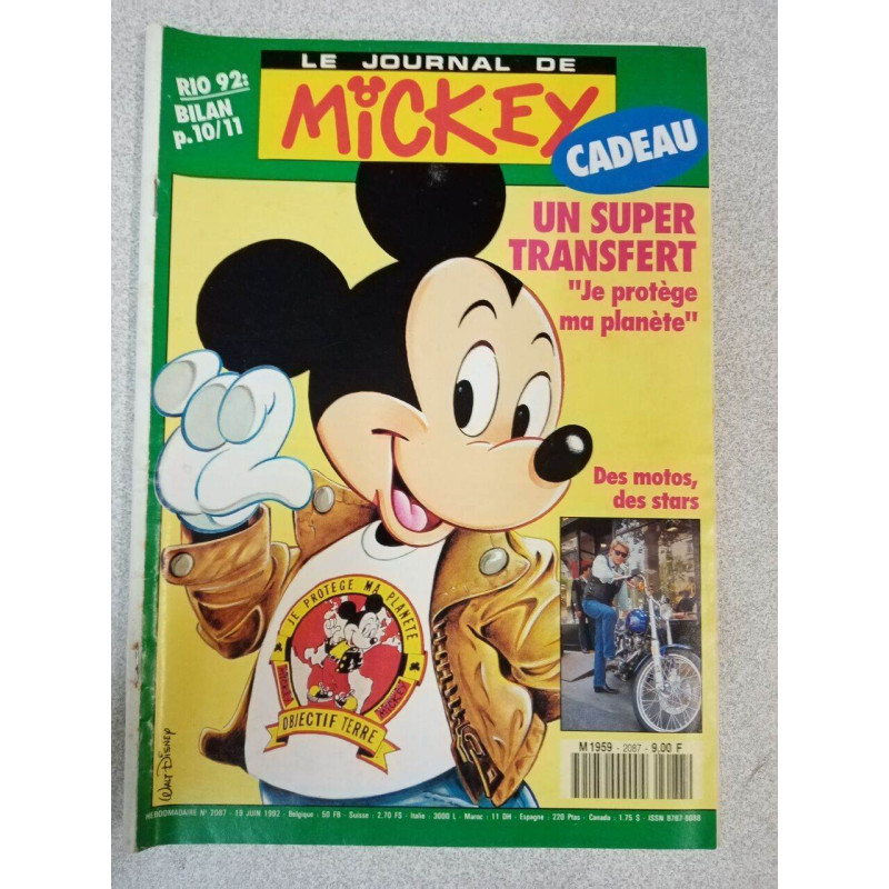 Le Journal de Mickey nº 2087 / Juin 1992