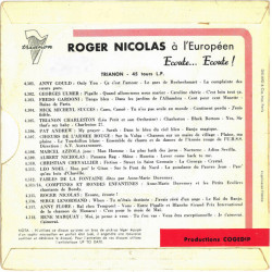 À L'Européen "Écoute... Écoute..."