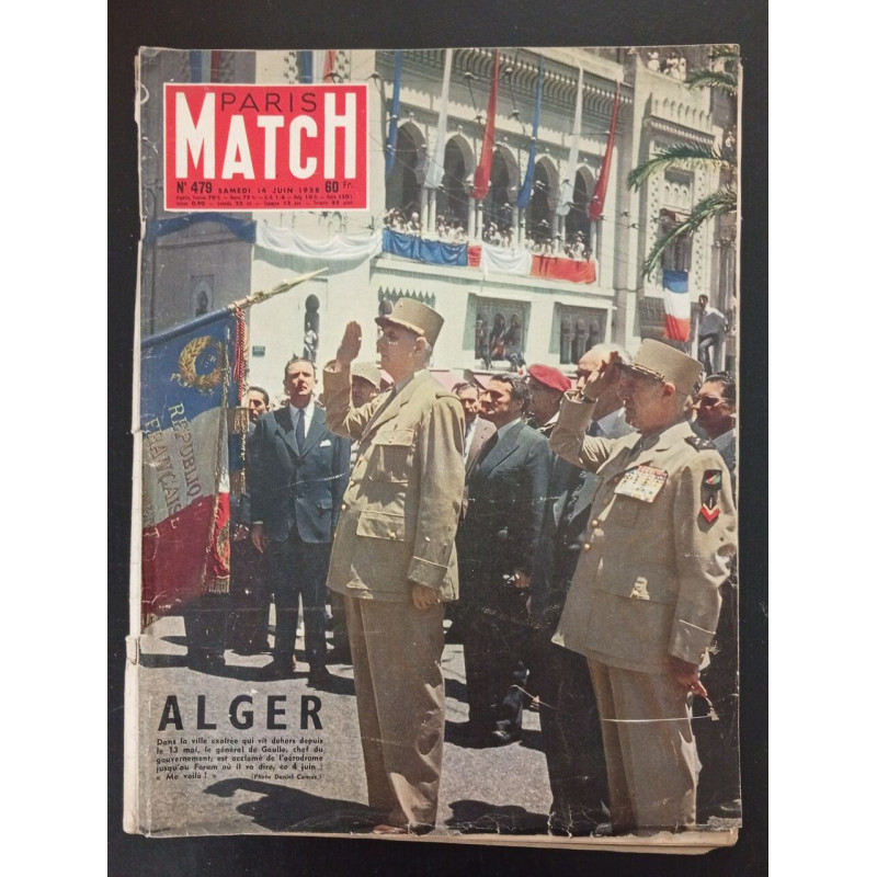 Paris Match N.479 - Juin 1958