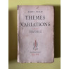 Themes et variations essais Nouvelle serie Plon