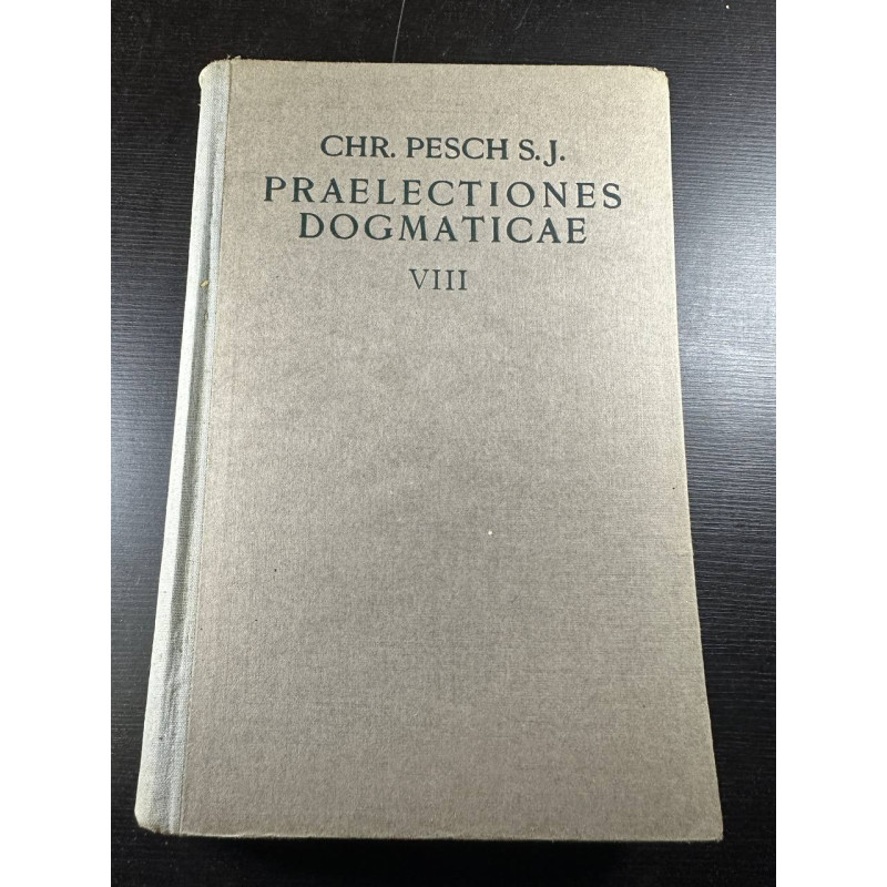 Praelectiones dogmaticae VIII