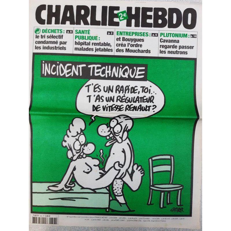 Revue Charlie Hebdo n° 643