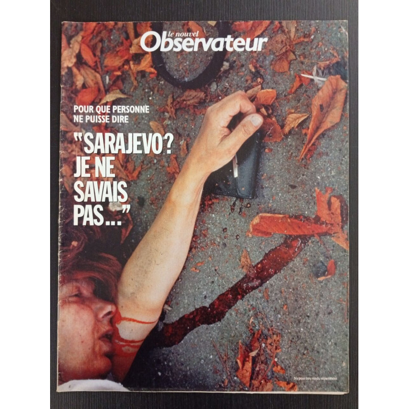 Revue Le Nouvel Observateur (sans le DVD) - Sarajevo