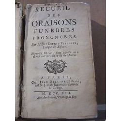 Recueil des Oraisons Funèbres prononcées par Messire 1741